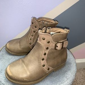 Tan Toddler Ankle Booties